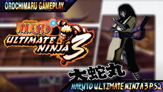 Naruto Ultimate Ninja 3 PS2  Orochimaru GamePlay [upl. by Avuha]