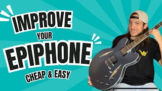 Improve Your Epiphone Guitar  Cheap amp Easy  DG335 [upl. by Hathcock341]