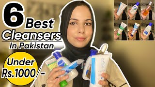 Top 6 Affordable face wash  cleansers under Rs1000  Salicylic acid based face wash In Pakistan [upl. by Eleinad779]