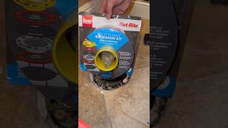 installing an Oatey SetRite flange extension kit plumber plumbing [upl. by Aelaza828]