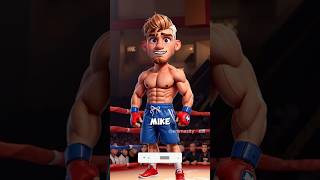 Jake Paul vs Mike Tyson fight LOL 😂 animaionmeme shorts [upl. by Hazel]