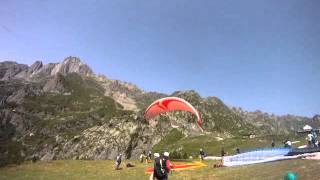 Tandem Paraglide Launch Chamonix [upl. by Nnaytsirk447]