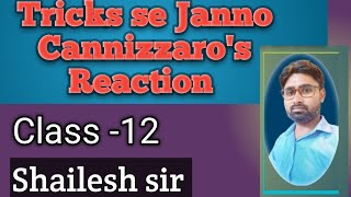 Cannizzaro Reaction mechanism of Cannizzaro Reaction Class 12  Shailesh sir [upl. by Yensehc]