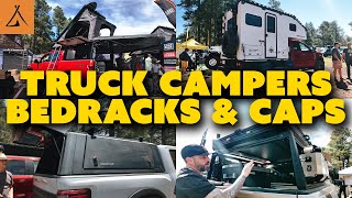 40 Truck Campers Bedracks amp Truck Caps of Overland Expo West 24 [upl. by Airdnat]