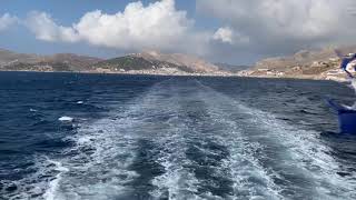 Ferry from Kalymnos to Pserimos [upl. by Adniuqal201]