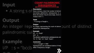 String Count Palindromic Subsequences  Coding Challenge  leetcode 2484  Code Burener Day 9 dsa [upl. by Trebornhoj]