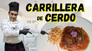 🍽 CARRILLERA de CERDO en salsa de VINO TINTO 🍗 Receta fácil y sencilla  elchilidecastaneda [upl. by Farl]