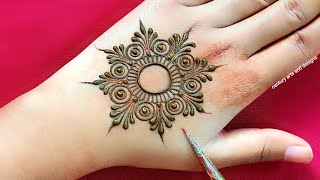 Chhath pooja mehndi design  Back hand mehndi design  simple mehndi design  mehndi design  mehndi [upl. by Zined169]