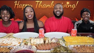 VEGAN THANKSGIVING  MUKBANG [upl. by Onit]