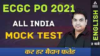 ECGC PO  English  All India Mock Test for Bank PO ECGC [upl. by Stephannie264]