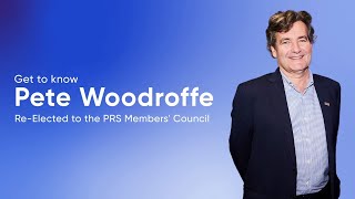 Get to Know Pete Woodroffe  ReElected to the PRS Members Council [upl. by Brookhouse]