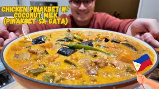 🇵🇭 CHICKEN PINAKBET WITH COCONUT MILK Pinakbet sa Gata 🇵🇭  Chicken Recipes [upl. by Brechtel]