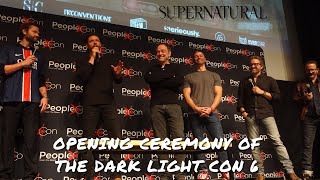 Opening ceremony of the Dark Light Con 6 with the cast of Supernatural [upl. by Anaed]