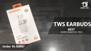 Riversong TWS Earbuds AIR X5  Premium Quality Auto Connection  Unbox Tech [upl. by Tadashi]