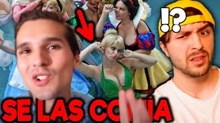 quotFiestasquot con Fans Cosplayeadas de Disney Memo Aponte el P Diddy de YouTube XD [upl. by Leonelle951]