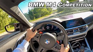 2022 BMW M4 Competition Convertible xDrive  Driving the 503hp Bavarian Beast POV Binaural Audio [upl. by Nore]