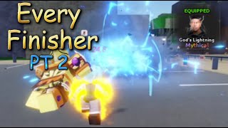 YBA Every Finisher Part 2 [upl. by Puett167]