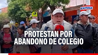 🔴🔵Cusco Protestan contra gobernador Werner Salcedo por falta de avances en construcción de colegio [upl. by Tarazi289]