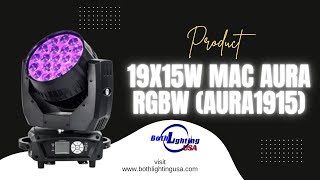 19x15W Mac AURA RGBW AURA1915  Both Lighting USA [upl. by Akeme]