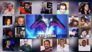 Sanji Defeats Queen  Sanji Ifrit Jambe vs Queen Reaction Mashup  One Piece Episode 1061 [upl. by Anitac]