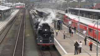 Faszination Dampflok die 01 1533 auf dem Weg nach Hof Hauptbahnhof zum Dampfloktreffen 2014 Folge 2 [upl. by Harald]