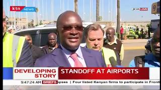 Transport CS Macharia Airport operations to resume soon [upl. by Joyann]