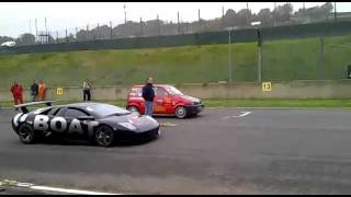 Fiat 500 vs Lamborghini Murcielago [upl. by Yxor]