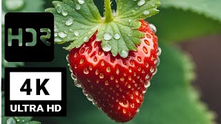 4K HDR FRUIT  4K OLED VIDEO DEMO  OLED TEST FOOF VIDEO [upl. by Eicats]