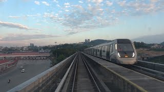 4K cab view  Sungai Buloh–Kajang line Kuala Lumpur Malaysia Full Trip [upl. by Thais956]