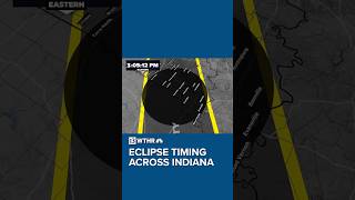 Here is the timing of the 2024 Total Solar Eclipse across Indiana [upl. by Htiek]