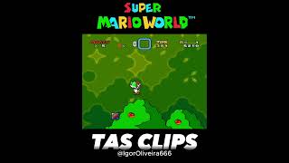 Super Mario World 96exit Speedrun in 50 seconds mario glitch shorts [upl. by Thielen]