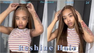 MUST HAVE Best Affordable Glueless Wig For Beginners❤️🔥Reshine Hair X leorasqueendome [upl. by Louanna]