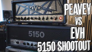 Amp Wars Peavey 5150 Vs EVH 5150III [upl. by Ashien329]