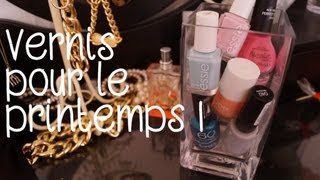 Mes vernis à ongles préférés pour le printemps [upl. by Hardigg]