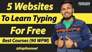 5 Free Websites To Learn Typing  Top 5 Best Typing Websites  Typing Software For Free  Tutorial [upl. by Valentia791]