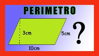 ✅👉 Como sacar el Perímetro de un Paralelogramo ✅ Perímetro de un Paralelogramo [upl. by Drofyar]