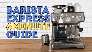 Beginners Guide on How To Use the Breville Barista Express Espresso Machine [upl. by Yauqram]