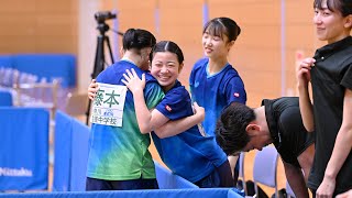 第55回全国中学校卓球大会ハイライト｜男女団体 準決勝 全中 新潟 卓球レポート [upl. by Marilin]