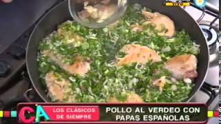 Pollo al verdeo con papas españolas [upl. by Zaneta]