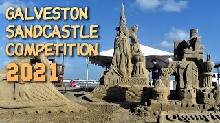 Galveston Sandcastle Competition 2021 [upl. by Malva352]