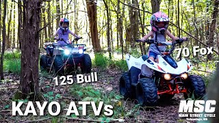 New KAYO ATVs from the Crate to the Trail  Kayo 70 amp 125 Review [upl. by Gaughan]