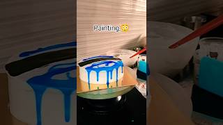 Simple cake decoration ideas cake shortsfeed cakedesign cakeart food cakeintelugu viralvideo [upl. by Accebar]