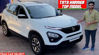 Tata Harrier 2022  Walkaround in Hindi  Team Car Delight [upl. by Harp]