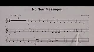 No New Messages by Sarah Watts piano accompaniment at rehearsal speed [upl. by Goodkin126]