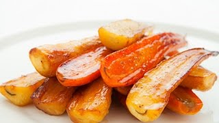 Glazed Maple Honey Carrots and Parsnips [upl. by Adnylg]