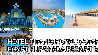 Hotel Titanic Royal 5 star Egypt Hurghada Resort Beach [upl. by Frost]