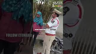 Argument with traffic police of person near Jubilee Hills check post regarding outstanding challan [upl. by Ponton]