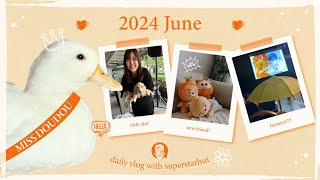 Life in Singapore 2024 June Vlog Having a Pet Duck DoudouJunly 변우석 Fanmeet SG Bday  Absurdities [upl. by Nonnairb]