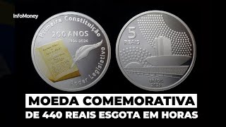 Moeda comemorativa de R 5 tem venda esgotada em 6 horas [upl. by Kravits185]