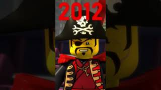 Ninjago Captain Soto Now Vs Then 2016 Vs 2012 ninjago nostaliga shorts [upl. by Chasse]